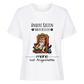 Katze auf Thron T-Shirt  - Eigenes Bild + Name