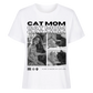 Cat Mom T-Shirt - Eigene Fotos + Namen