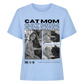 Cat Mom T-Shirt - Eigene Fotos + Namen