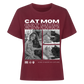 Cat Mom T-Shirt - Eigene Fotos + Namen
