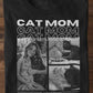 Cat Mom T-Shirt - Eigene Fotos + Namen