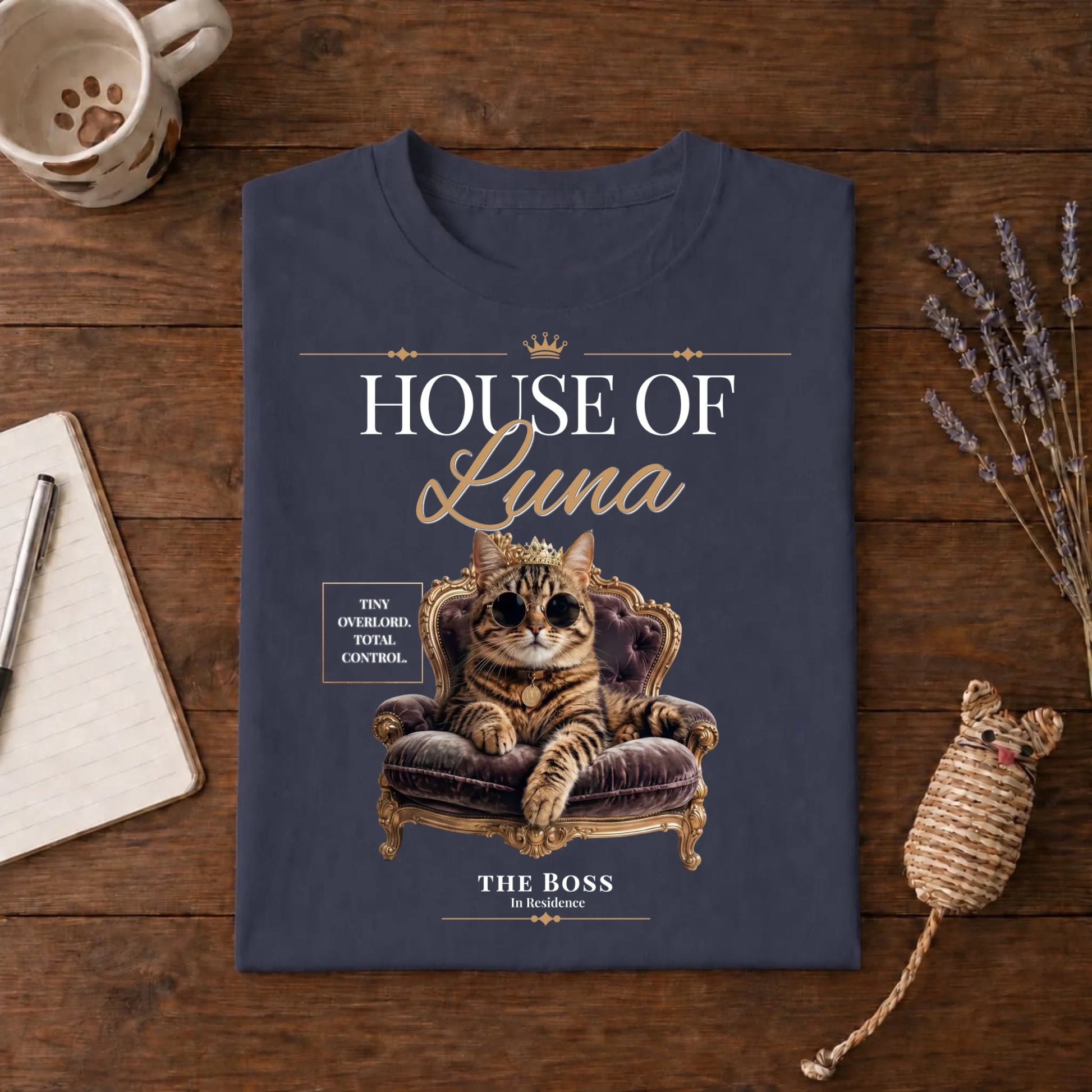 Mockup Tshirt French Navy