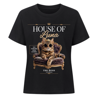 House of Your Cat T-Shirt – Personalisiertes Shirt mit Foto & Name