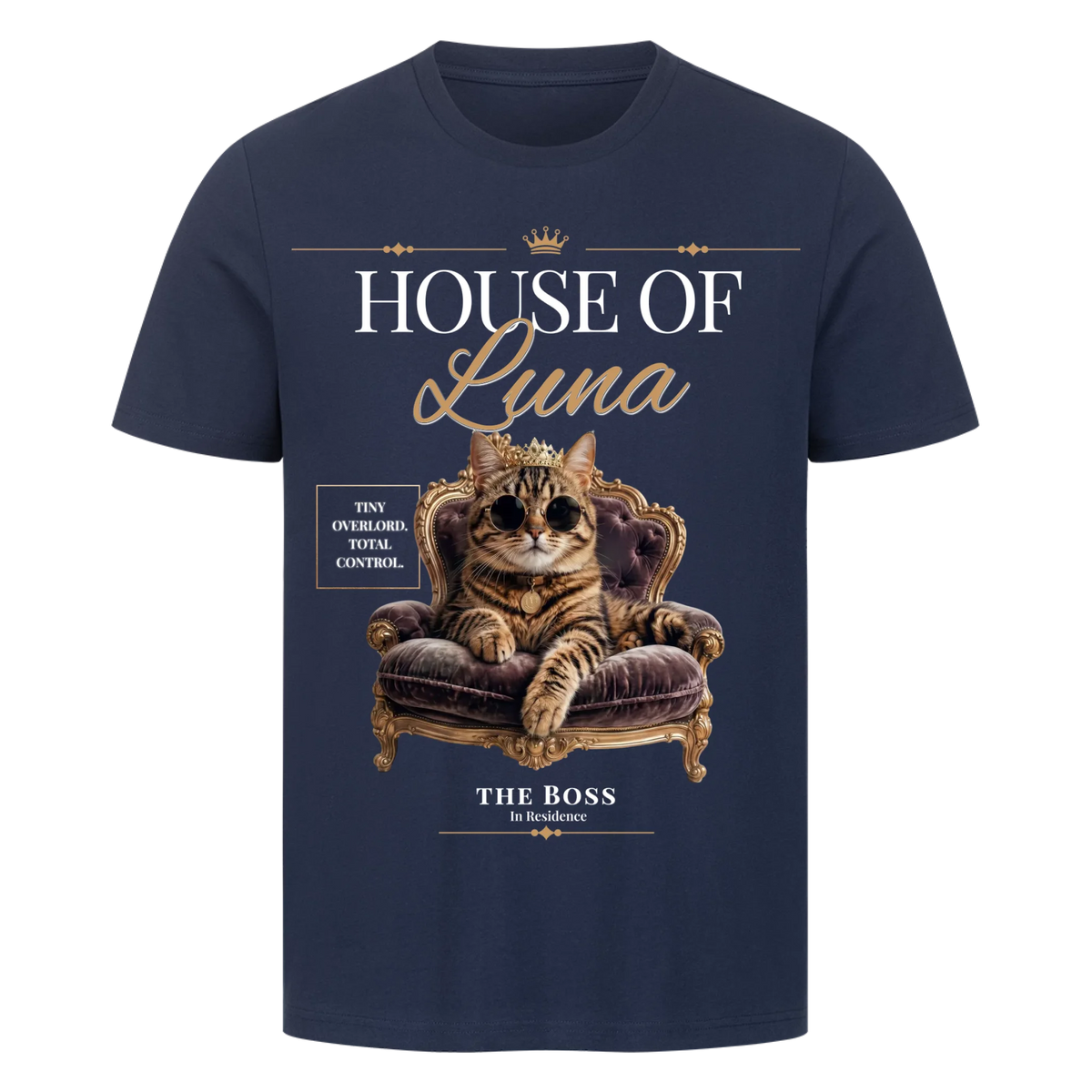 House of Your Cat – Personalisiertes T-Shirt mit Foto & Name