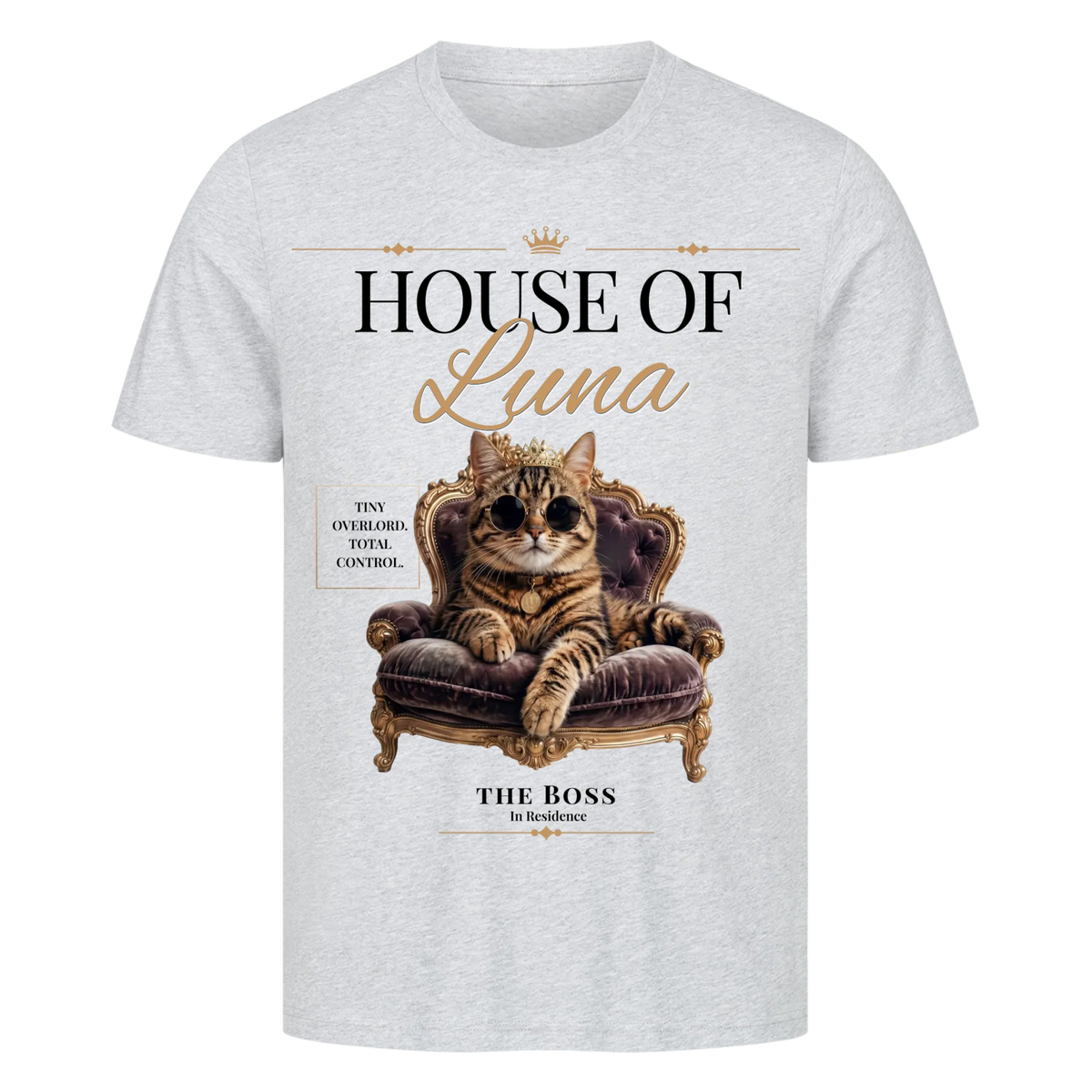 House of Your Cat – Personalisiertes T-Shirt mit Foto & Name
