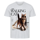 Walking Cat T-Shirt - Eigenes Foto + Name