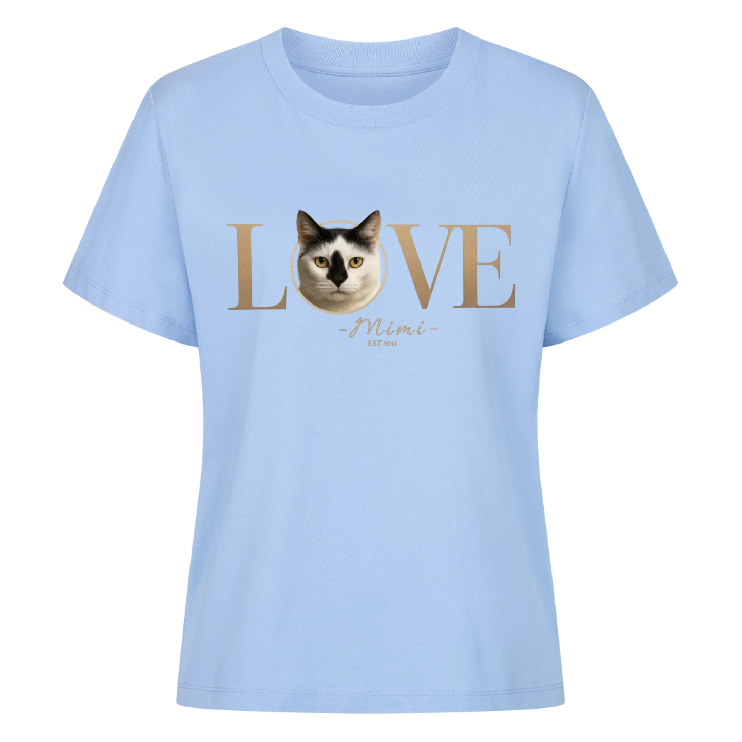 LOVE T-Shirt - Eigenes Bild+ Name