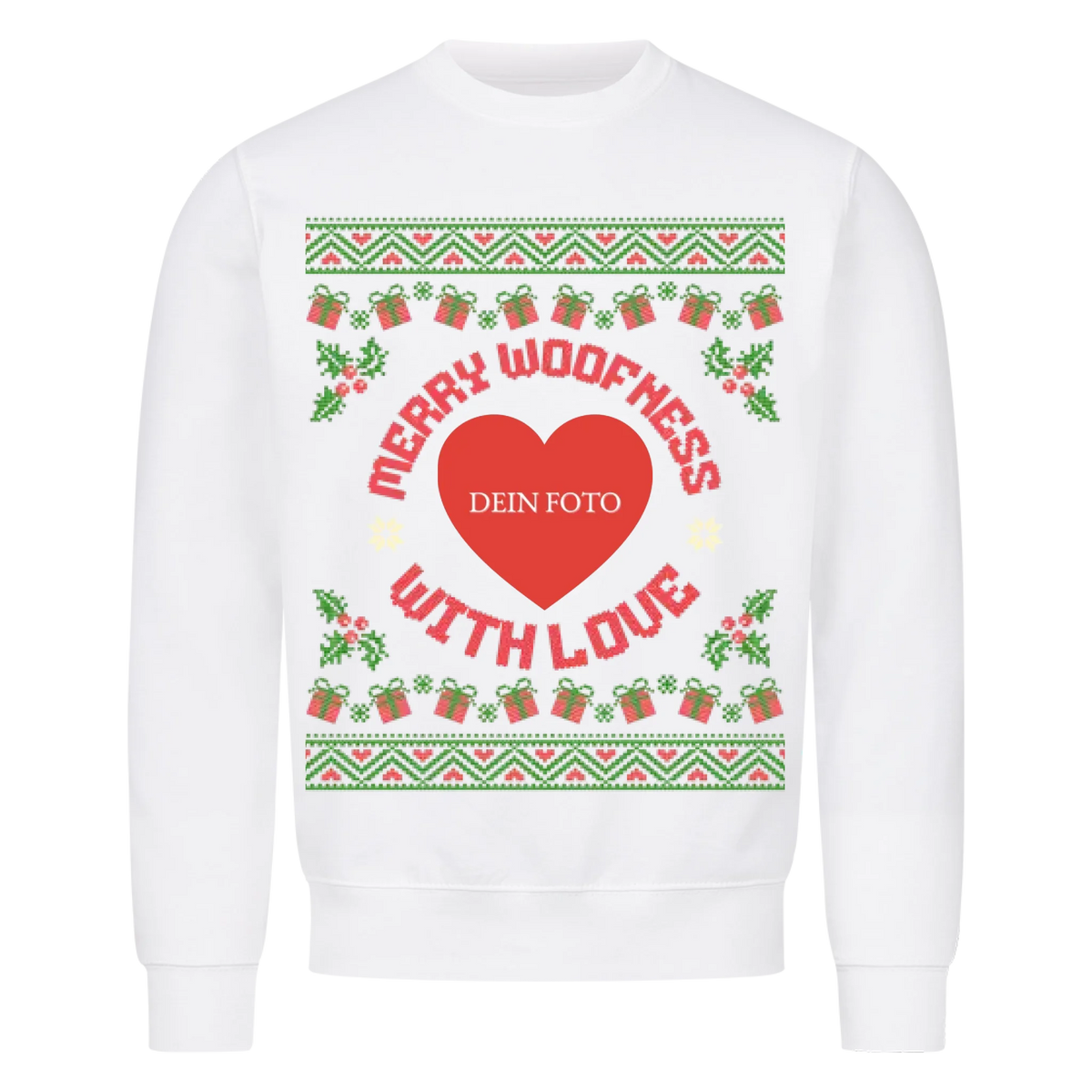 Merry Woofness Sweatshirt - Eigenes Foto