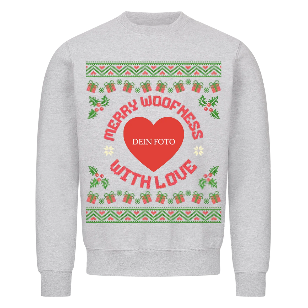 Merry Woofness Sweatshirt - Eigenes Foto