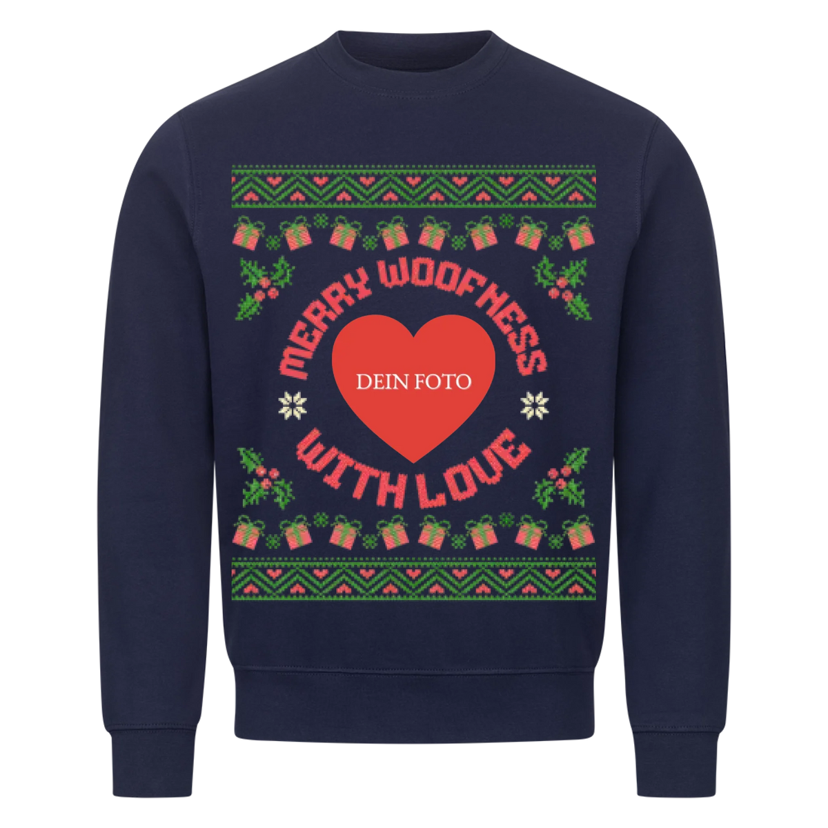 Merry Woofness Sweatshirt - Eigenes Foto