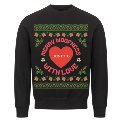 Merry Woofness Sweatshirt - Eigenes Foto