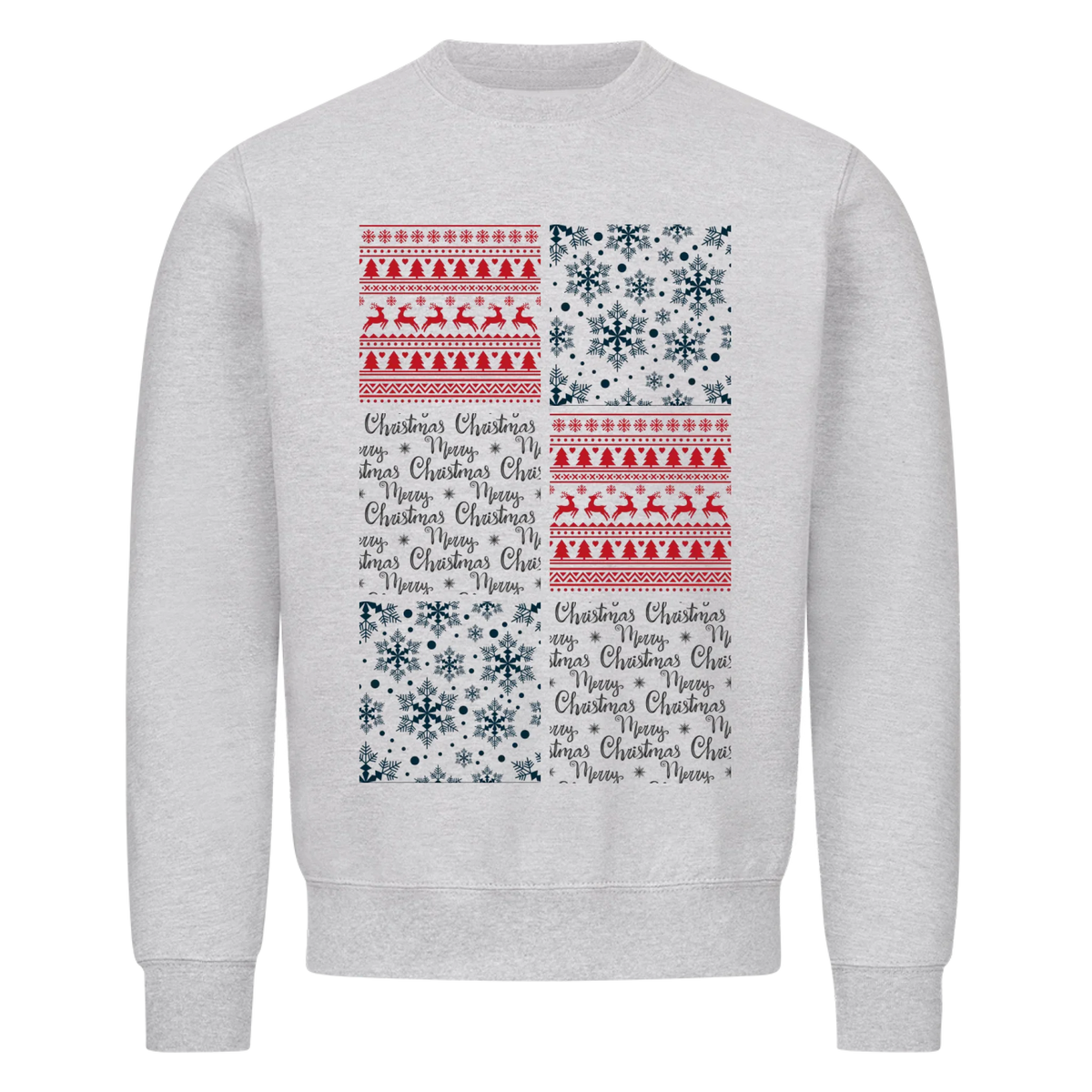 Winter Porträtcollage Sweatshirt - Eigene Bilder