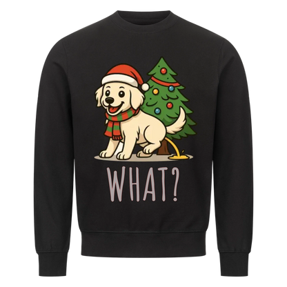 Hund & Weihnachtsbaum Sweatshirt - Eigenes Bild