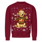 Weihnachtshund Sweatshirt - Eigenes Bild