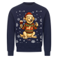 Weihnachtshund Sweatshirt - Eigenes Bild