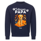 Fellnasen Papa Hund Sweatshirt - Eigenes Bild + Name