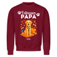 Fellnasen Papa Hund Sweatshirt - Eigenes Bild + Name