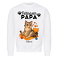 Fellnasen Papa Katze Sweatshirt - Eigenes Bild + Name