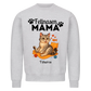 Fellnasen Mama Katze Sweatshirt - Eigenes Bild + Name