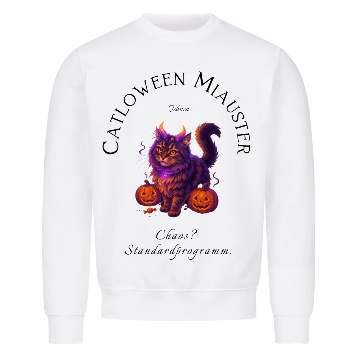 Catloween Monster Sweatshirt - Eigenes Bild + Name