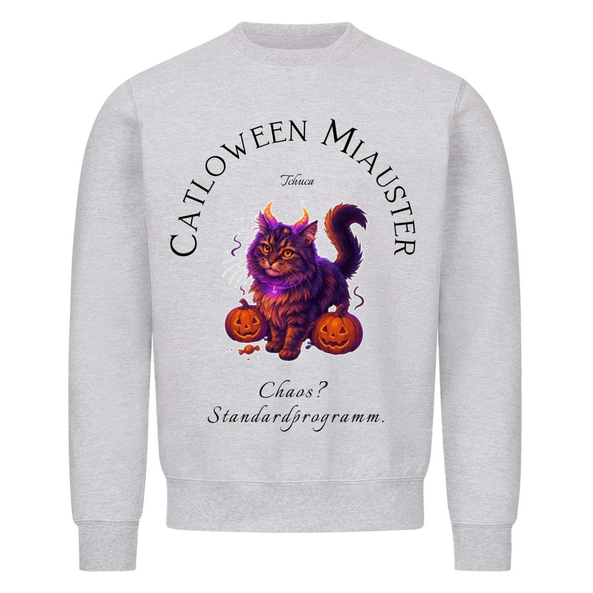 Catloween Monster Sweatshirt - Eigenes Bild + Name