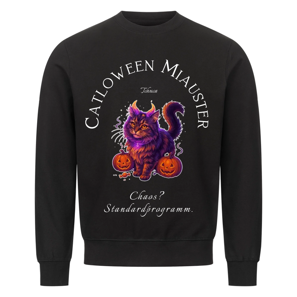 Catloween Monster Sweatshirt - Eigenes Bild + Name