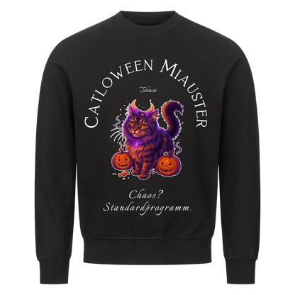Catloween Monster Sweatshirt - Eigenes Bild + Name