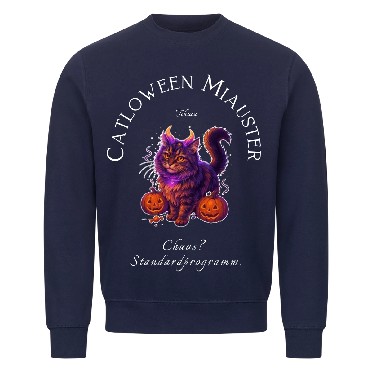 Catloween Monster Sweatshirt - Eigenes Bild + Name