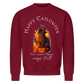 Happy Catloween Hexe Sweatshirt - Eigenes Bild + Name