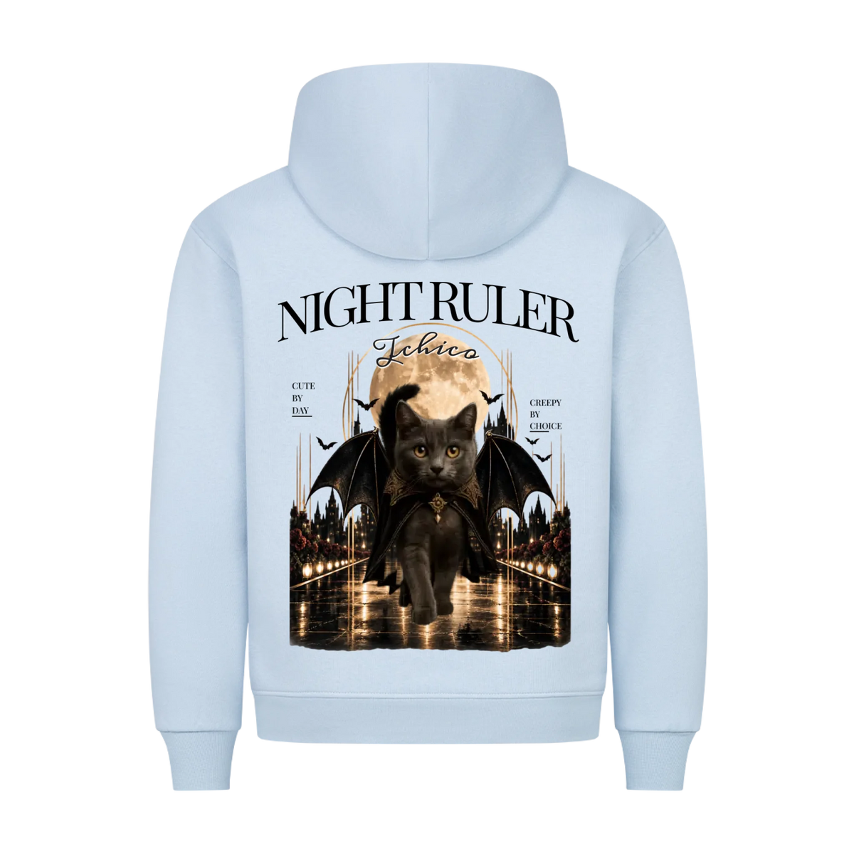 Night Ruler – Personalisierter Hoodie mit Foto & Name