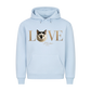 LOVE Premium Hoodie - Eigenes Bild, Name + Jahr