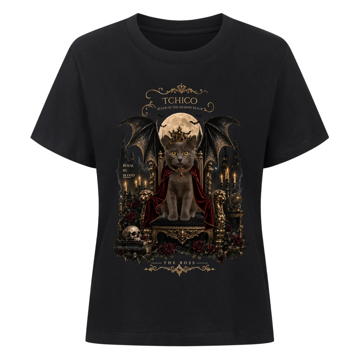 Shadow Realm – Personalisiertes T-Shirt mit Foto & Name