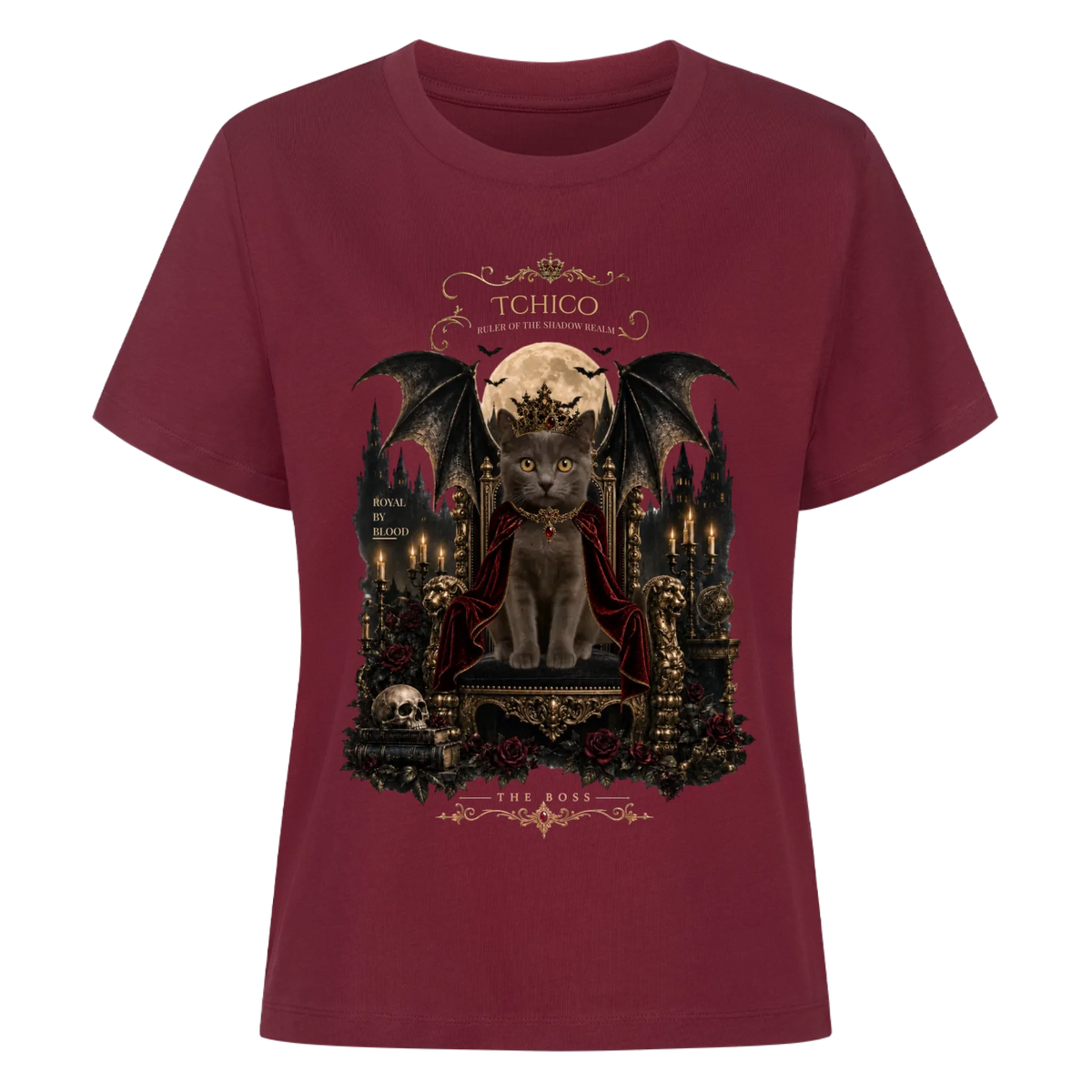 Shadow Realm – Personalisiertes T-Shirt mit Foto & Name