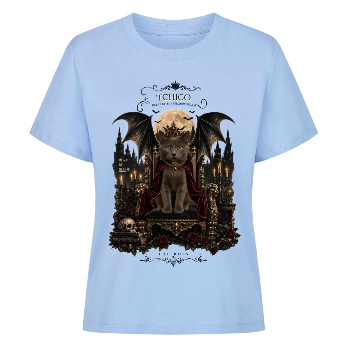 Shadow Realm – Personalisiertes T-Shirt mit Foto & Name