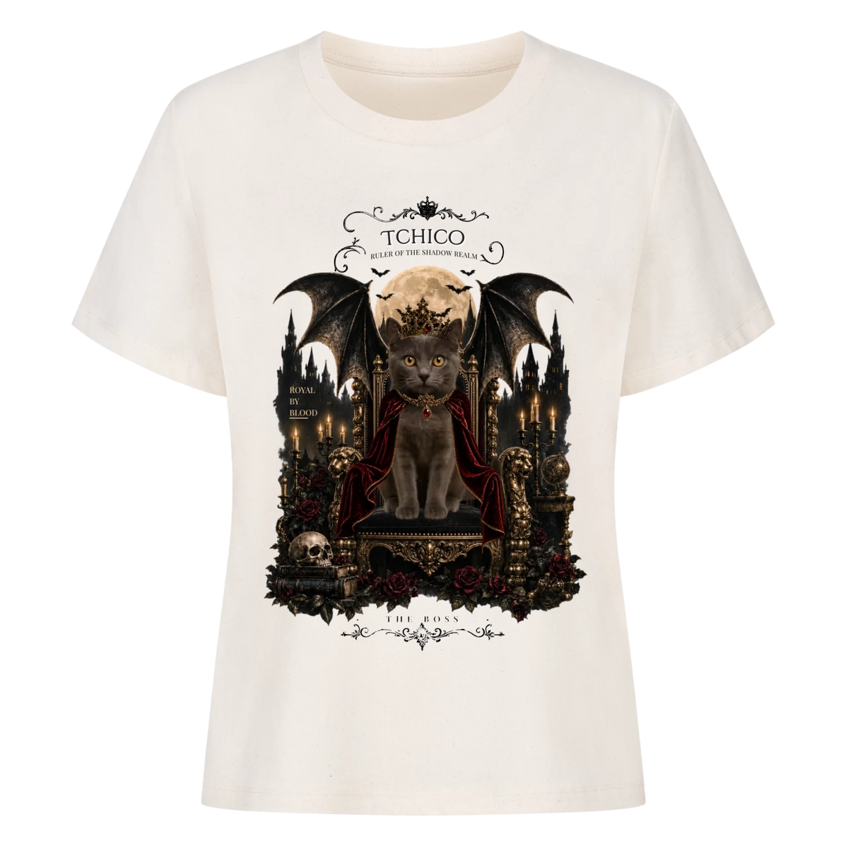 Shadow Realm – Personalisiertes T-Shirt mit Foto & Name