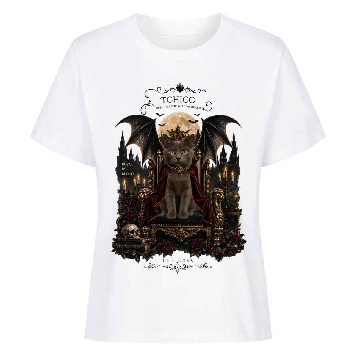 Shadow Realm – Personalisiertes T-Shirt mit Foto & Name