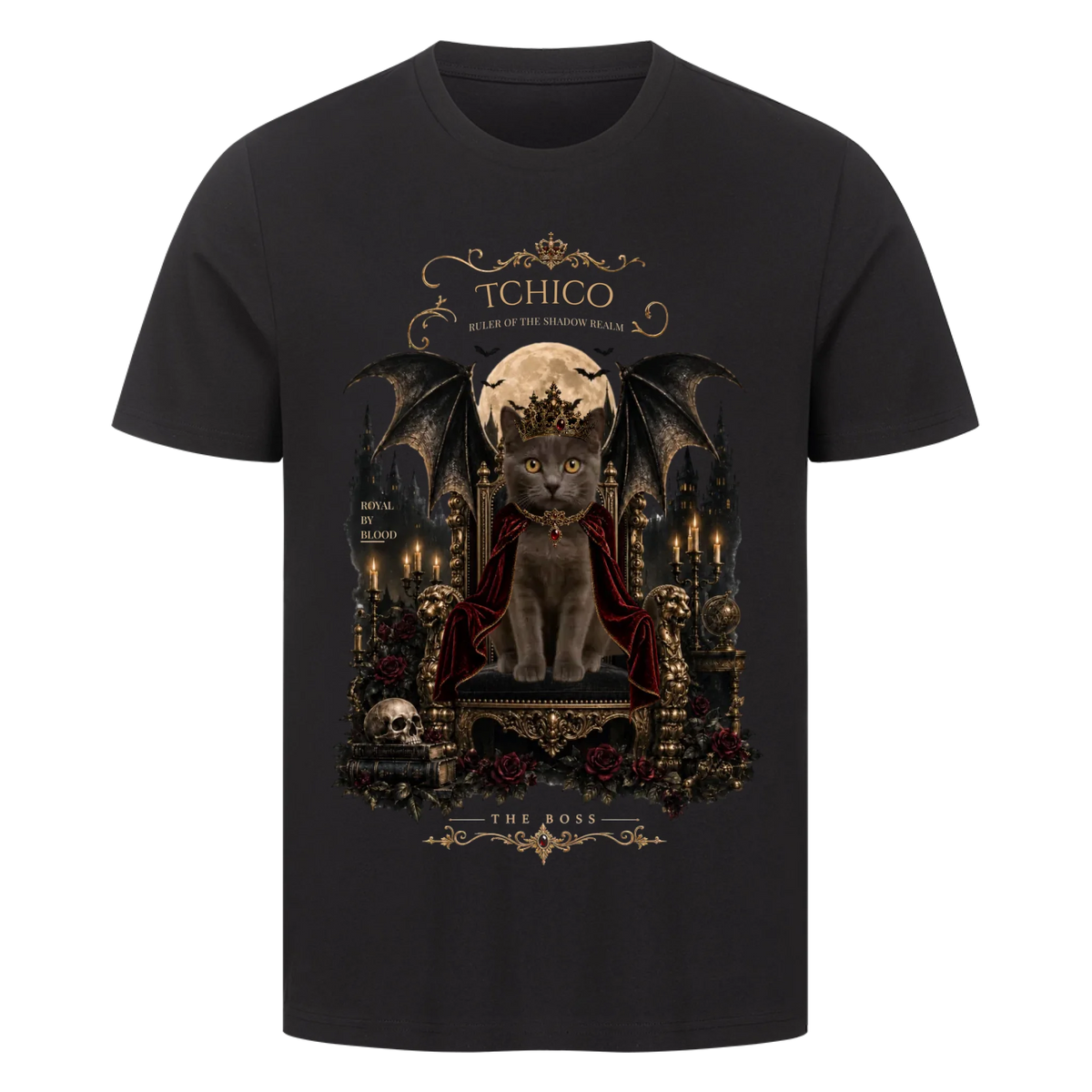 Shadow Realm – Personalisiertes T-Shirt mit Foto & Name