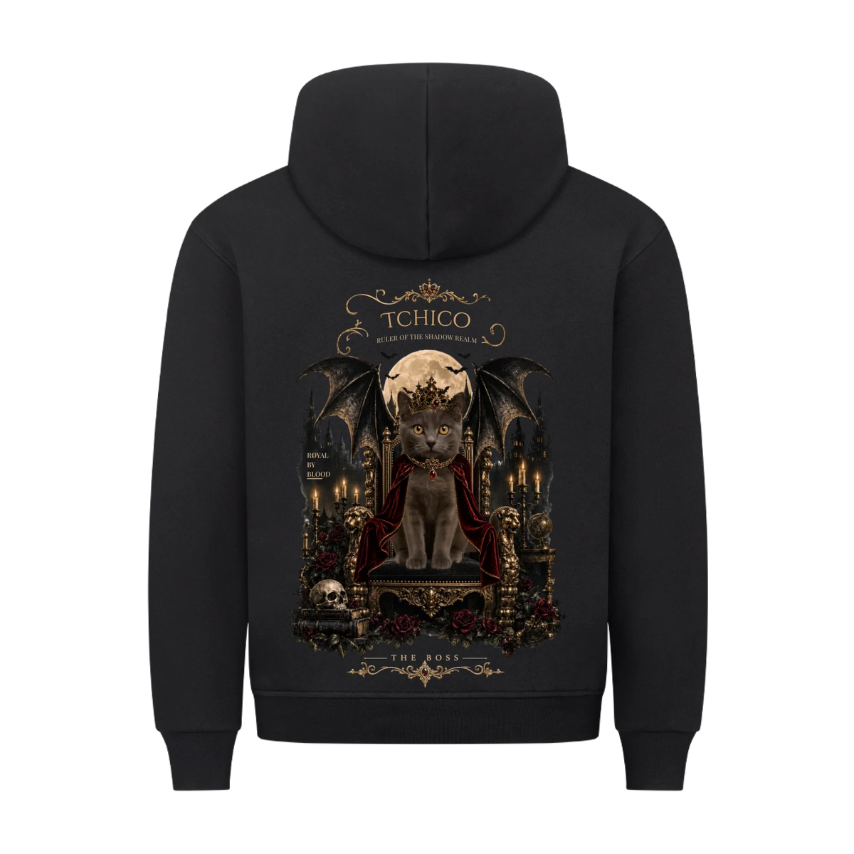 Shadow Realm – Personalisierter Hoodie mit Foto & Name