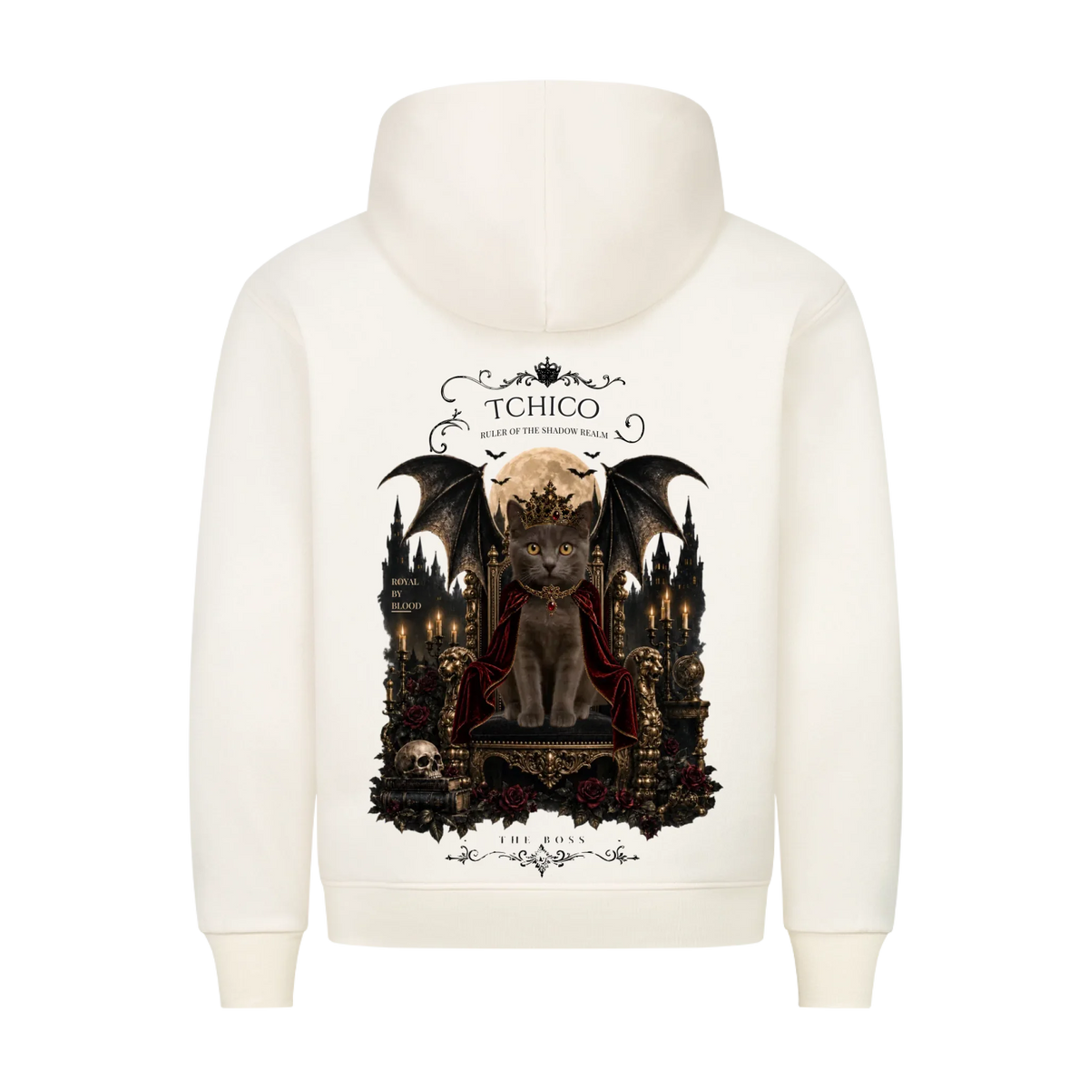 Shadow Realm – Personalisierter Hoodie mit Foto & Name
