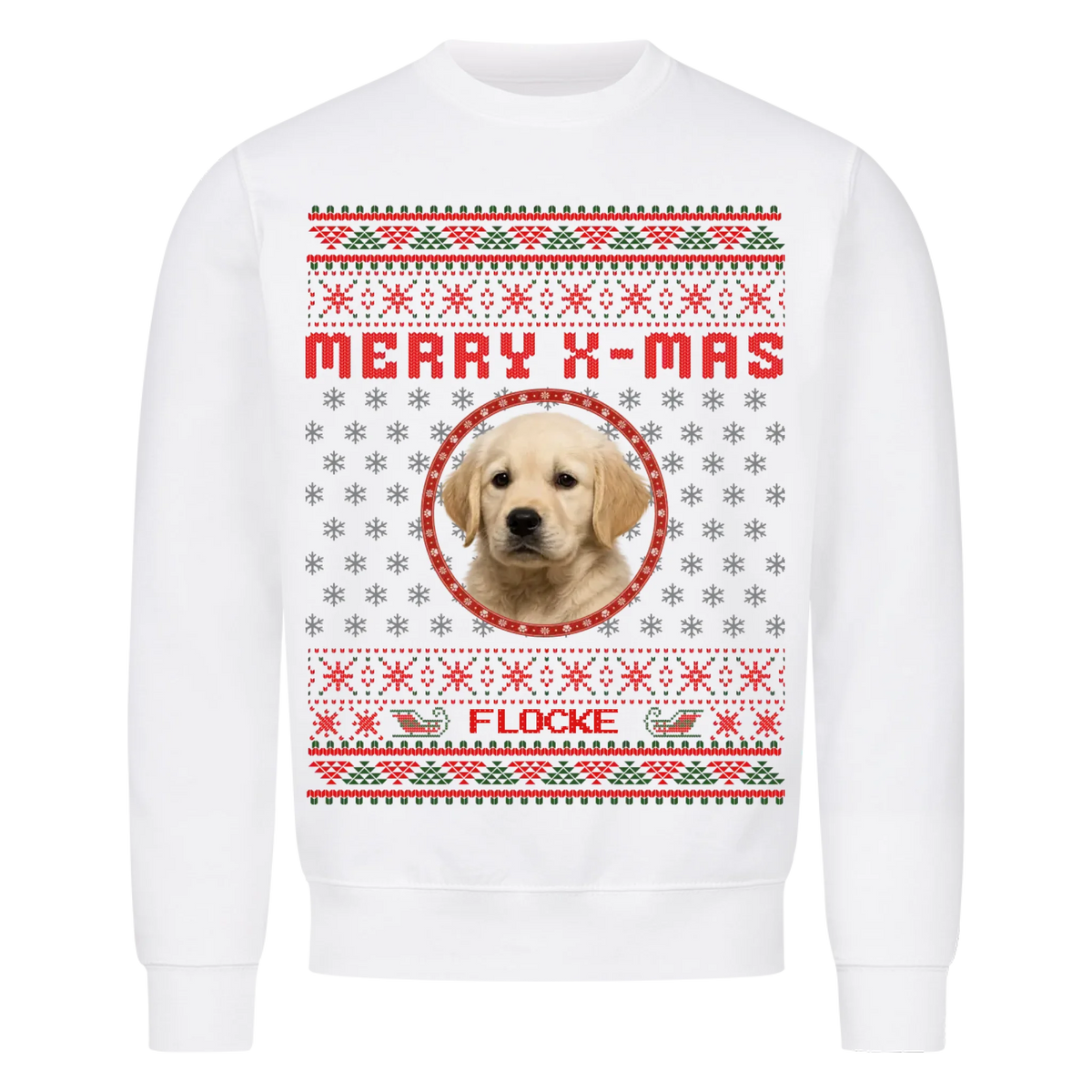 Merry X-Mas Sweatshirt Hunde