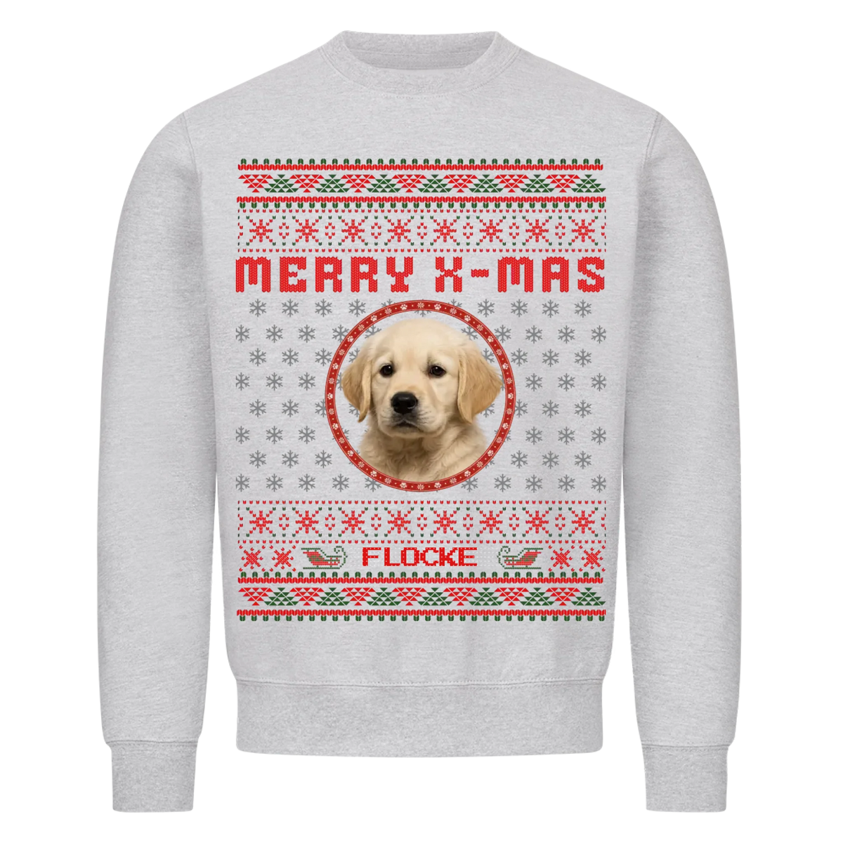 Merry X-Mas Sweatshirt Hunde