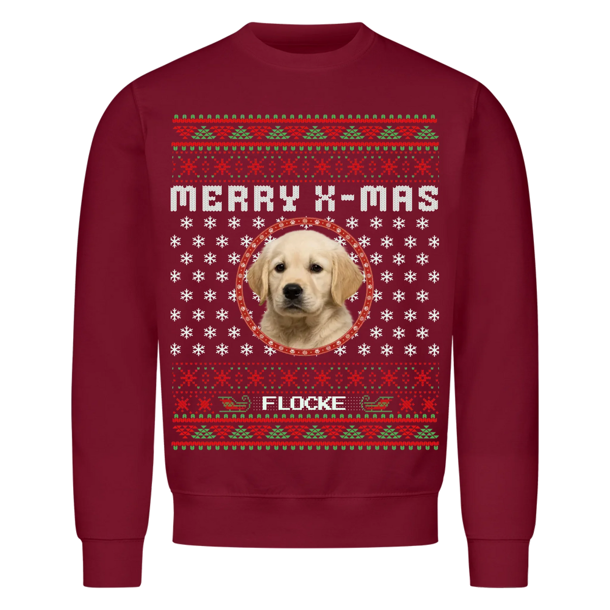 Merry X-Mas Sweatshirt Hunde