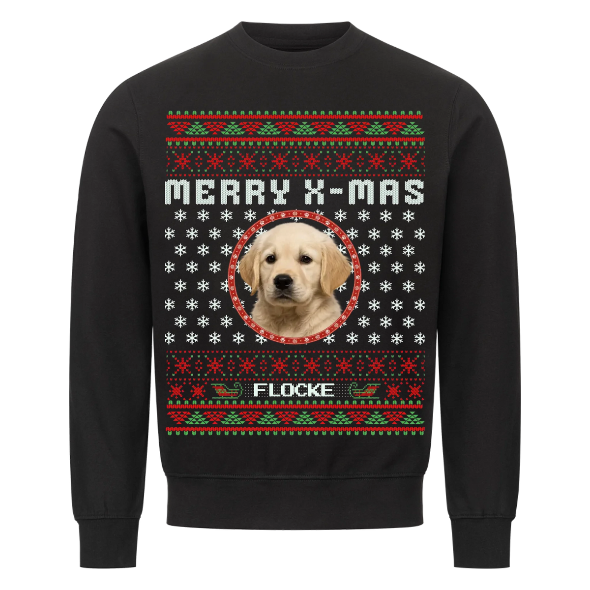 Merry X-Mas Sweatshirt Hunde