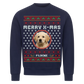 Merry X-Mas Sweatshirt Hunde