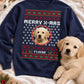 Merry X-Mas Sweatshirt Hunde