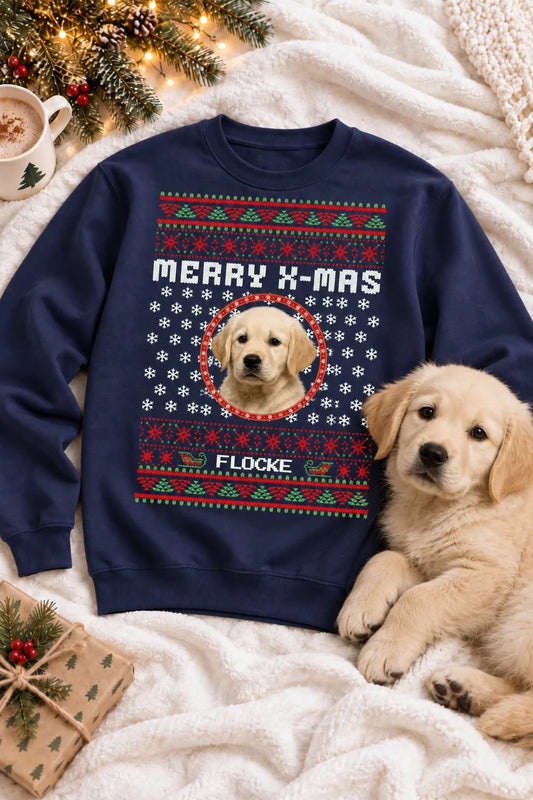 Merry X-Mas Sweatshirt Hunde