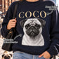 Hunde Retro - Personalisierter Sweater