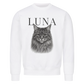 Katze Retro - Personalisierter Sweater
