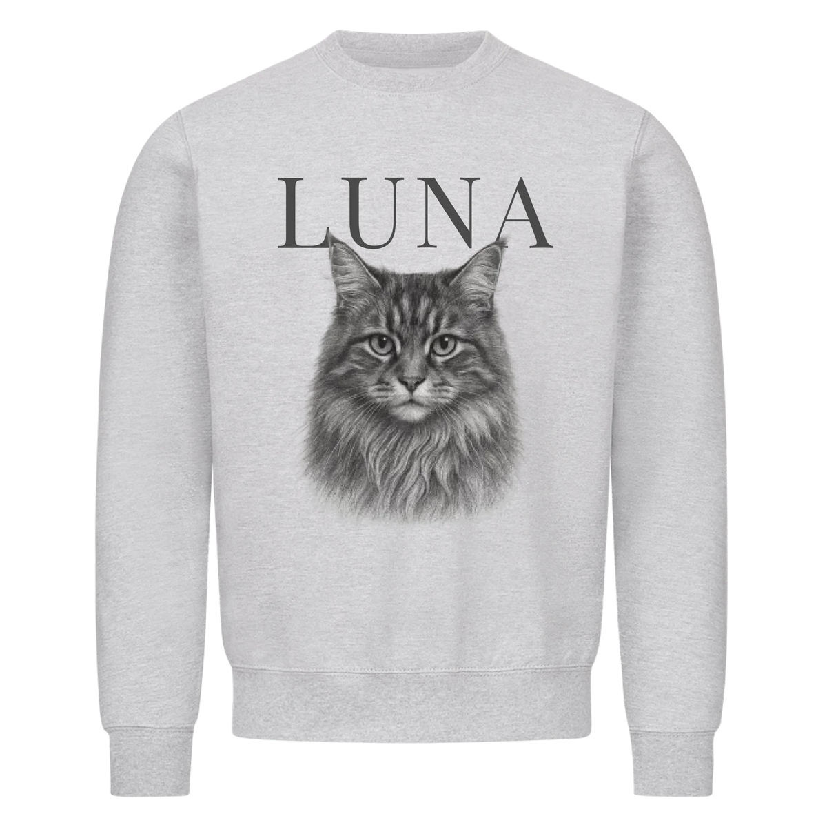 Katze Retro - Personalisierter Sweater