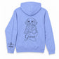 Babyblau Linker Ärmel